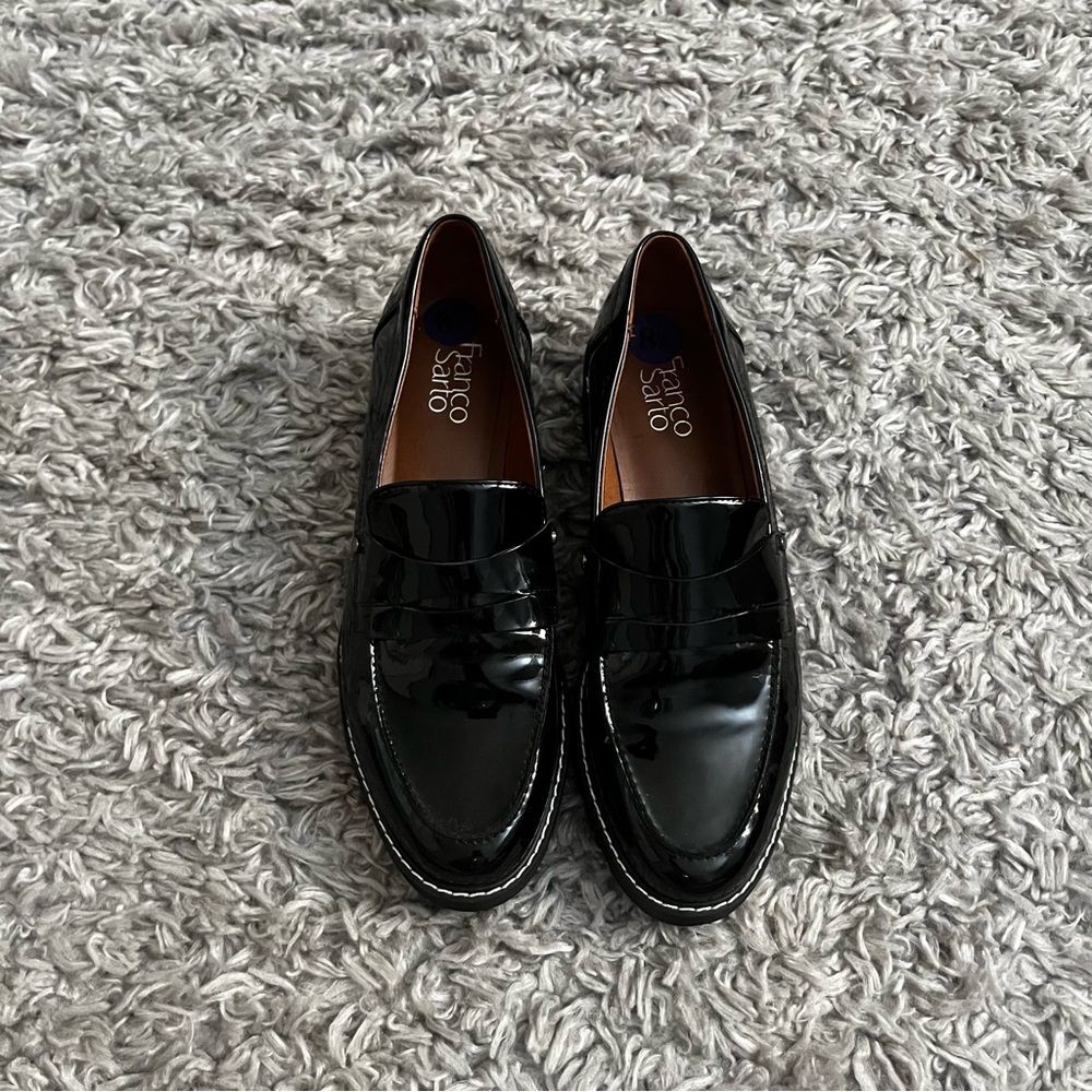 Franco sarto black Cassandra loafers size 8.5